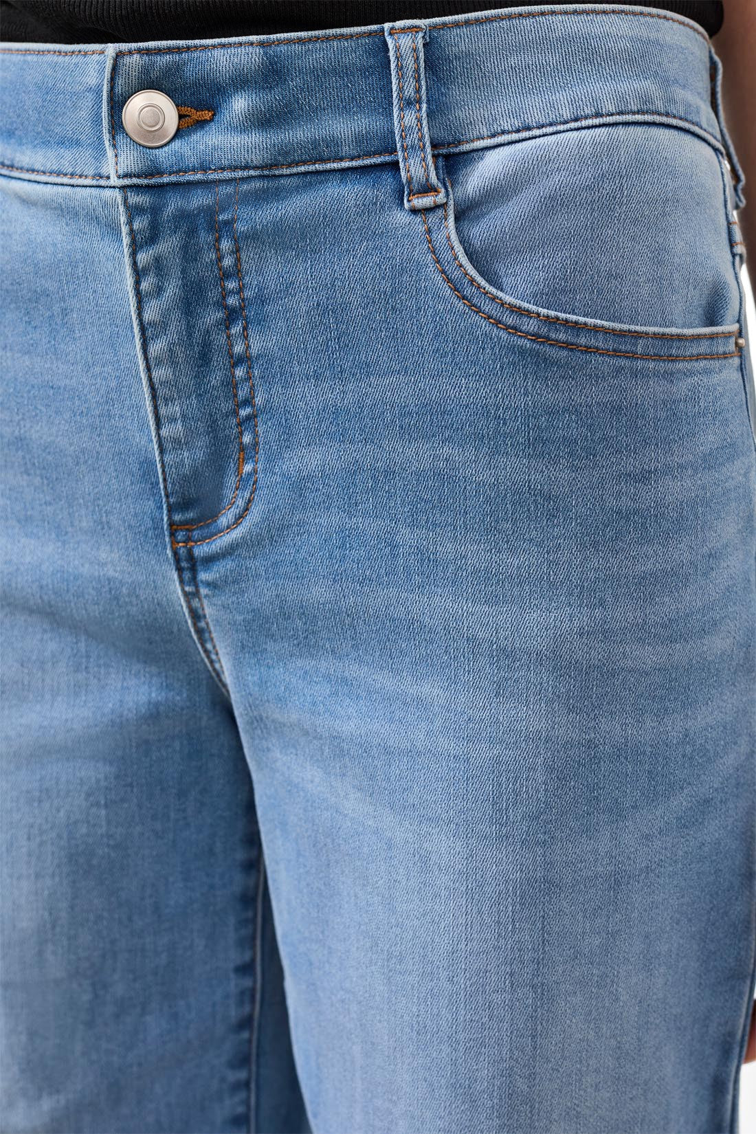 Audrey Wide Leg Cropped Jeans