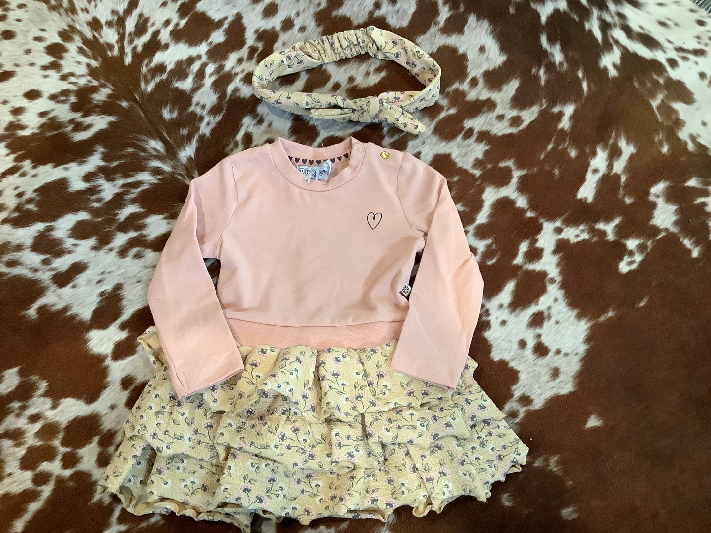Floral dress + headband