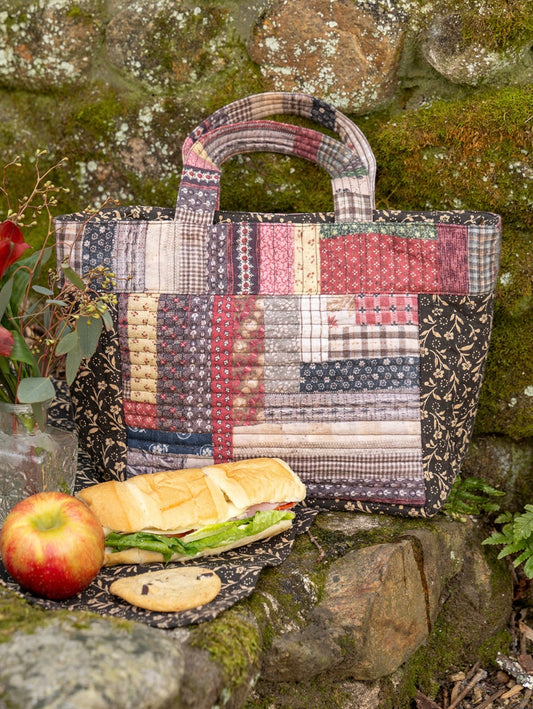 Harvest Harmony Patchwork Tote Bag