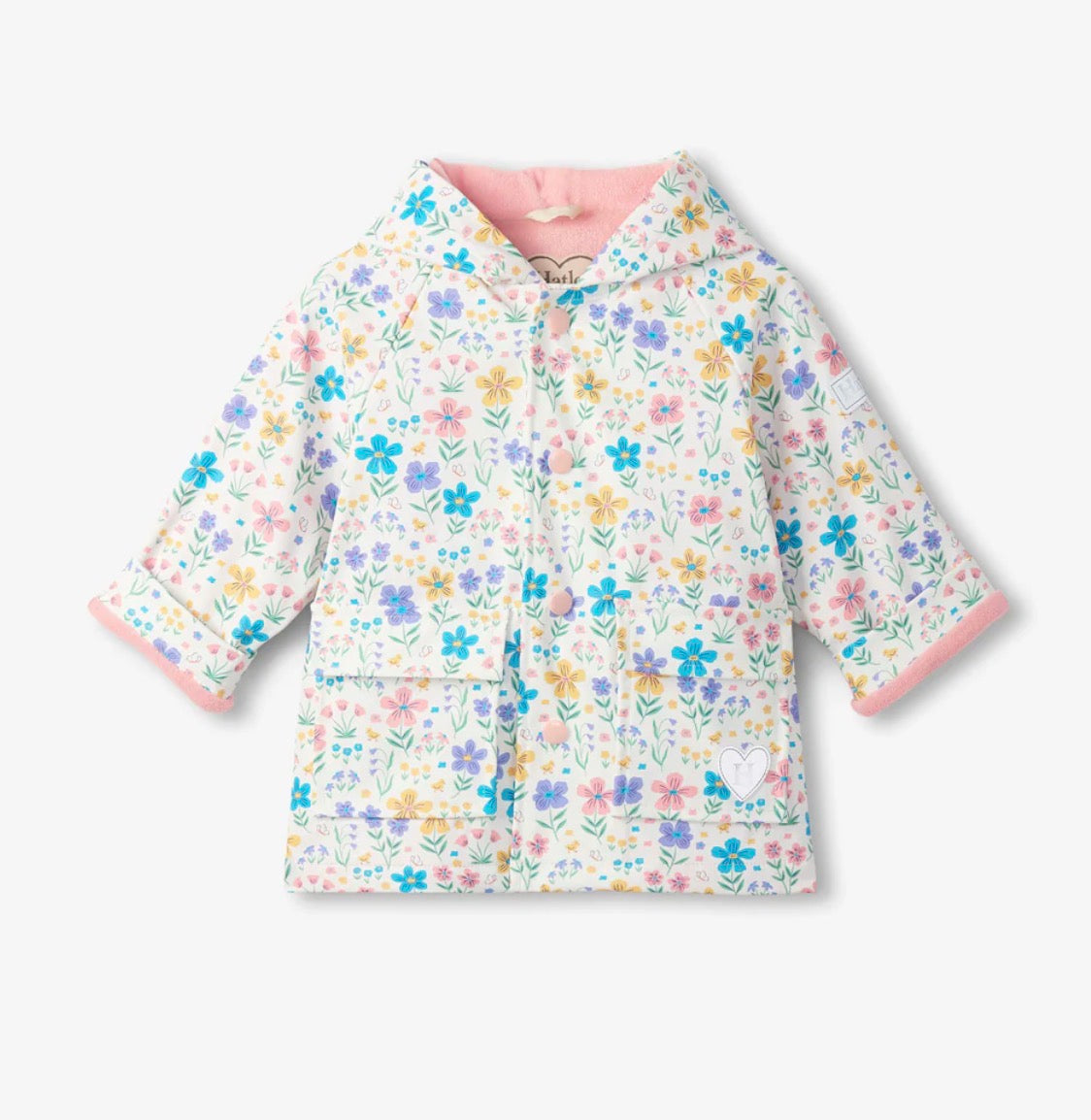 Little Garden Chicks Snap Raincoat