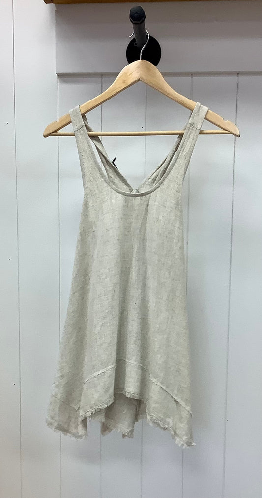 Frayed Hanky Hem Tank