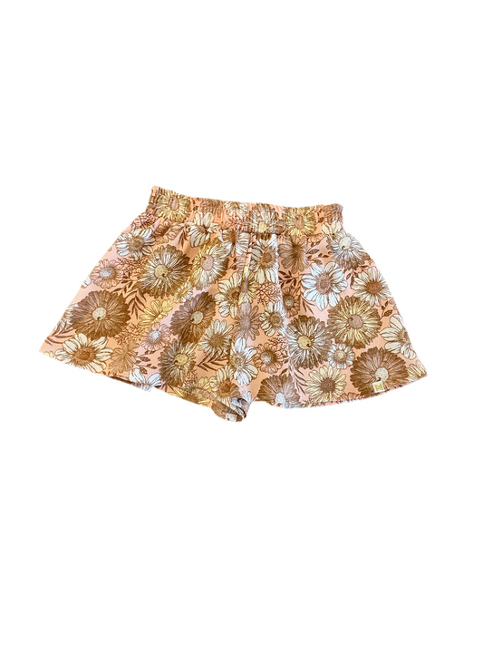 Western Floral Flowy Shorts