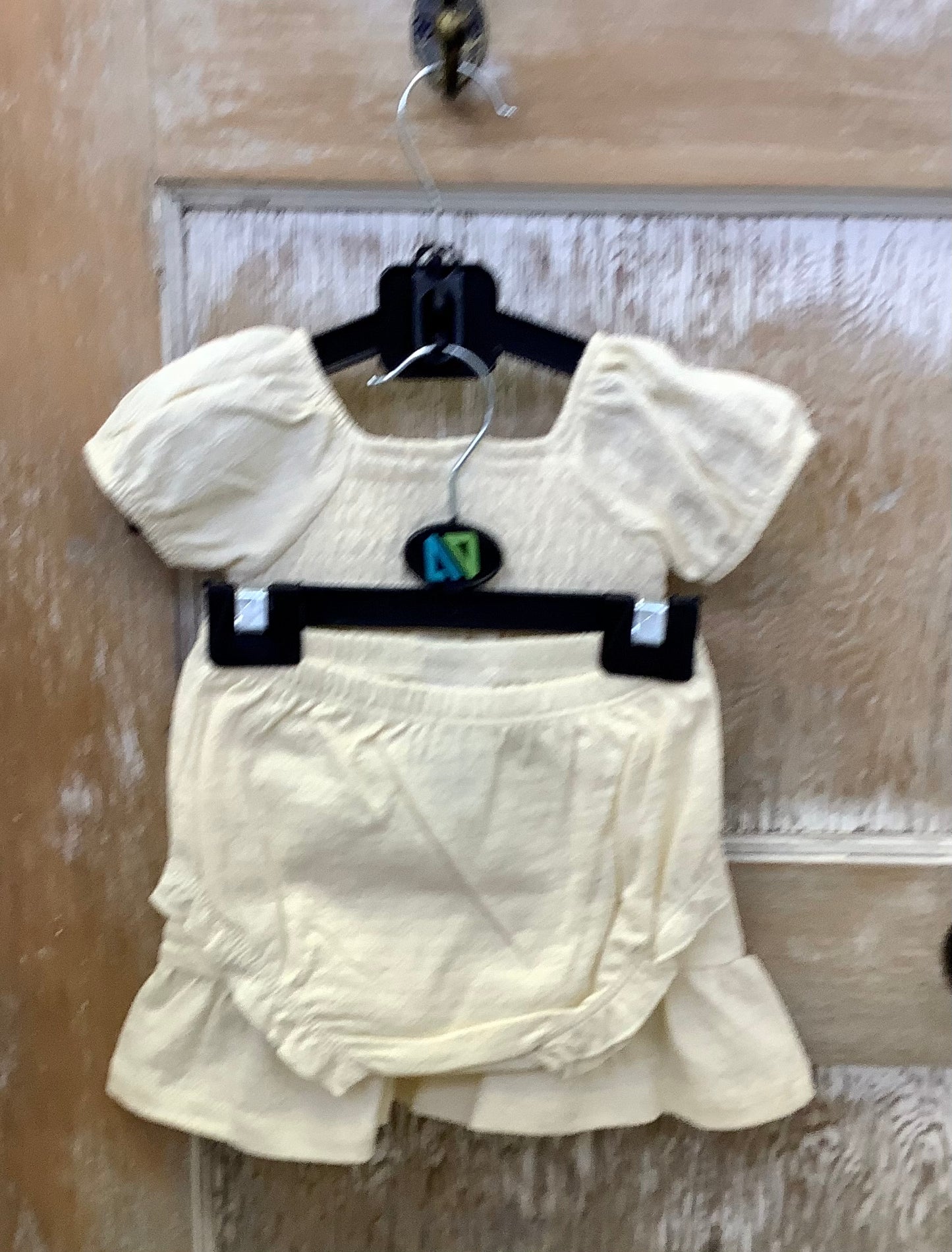 Ruffle Two-piece Dress Set