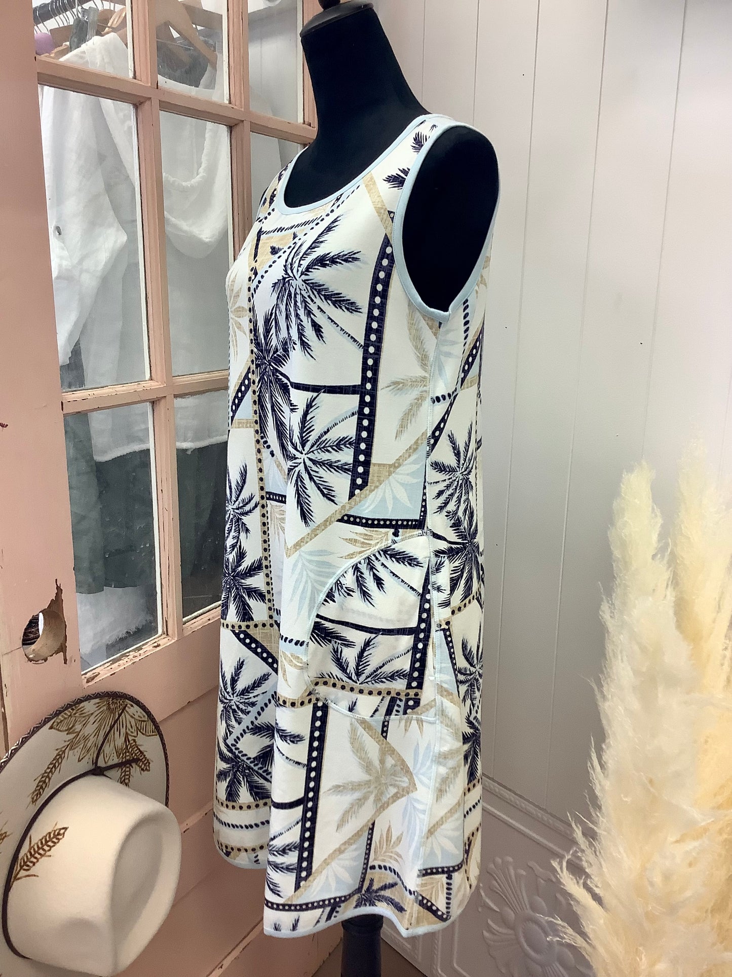 Ocean Palm Reversible Dress