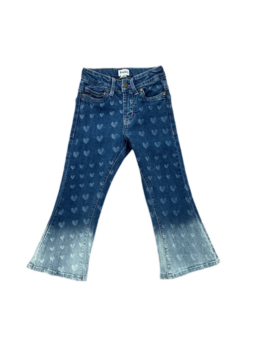 Hearts Flared Jeans