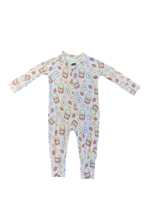 Moon fruit space jam onesie