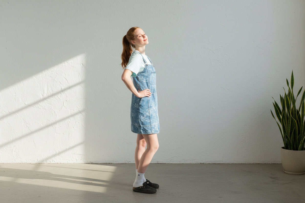 Hydrangea Denim Dress