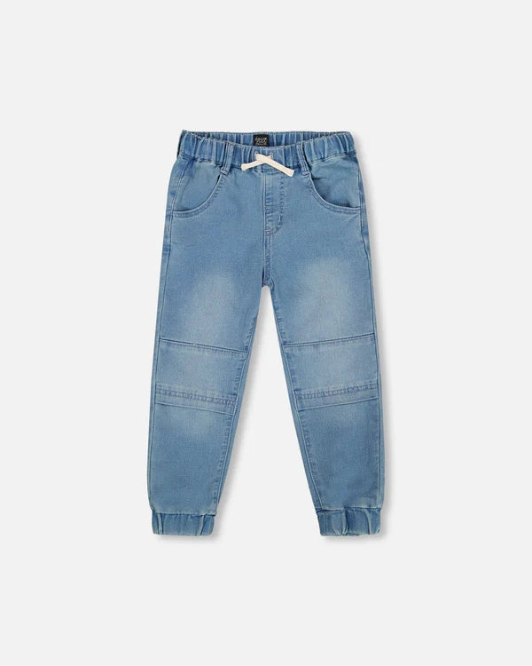 Light Denim Jogger Pants