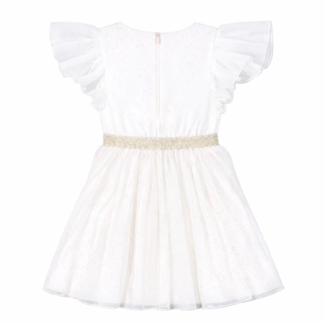 Girls Chic White Dress