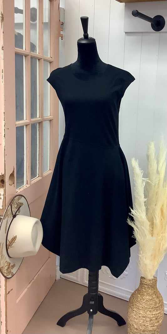 Asymmetrical Crew-neck Dress