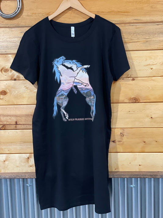 Leave Her Wild T-shirt Dress