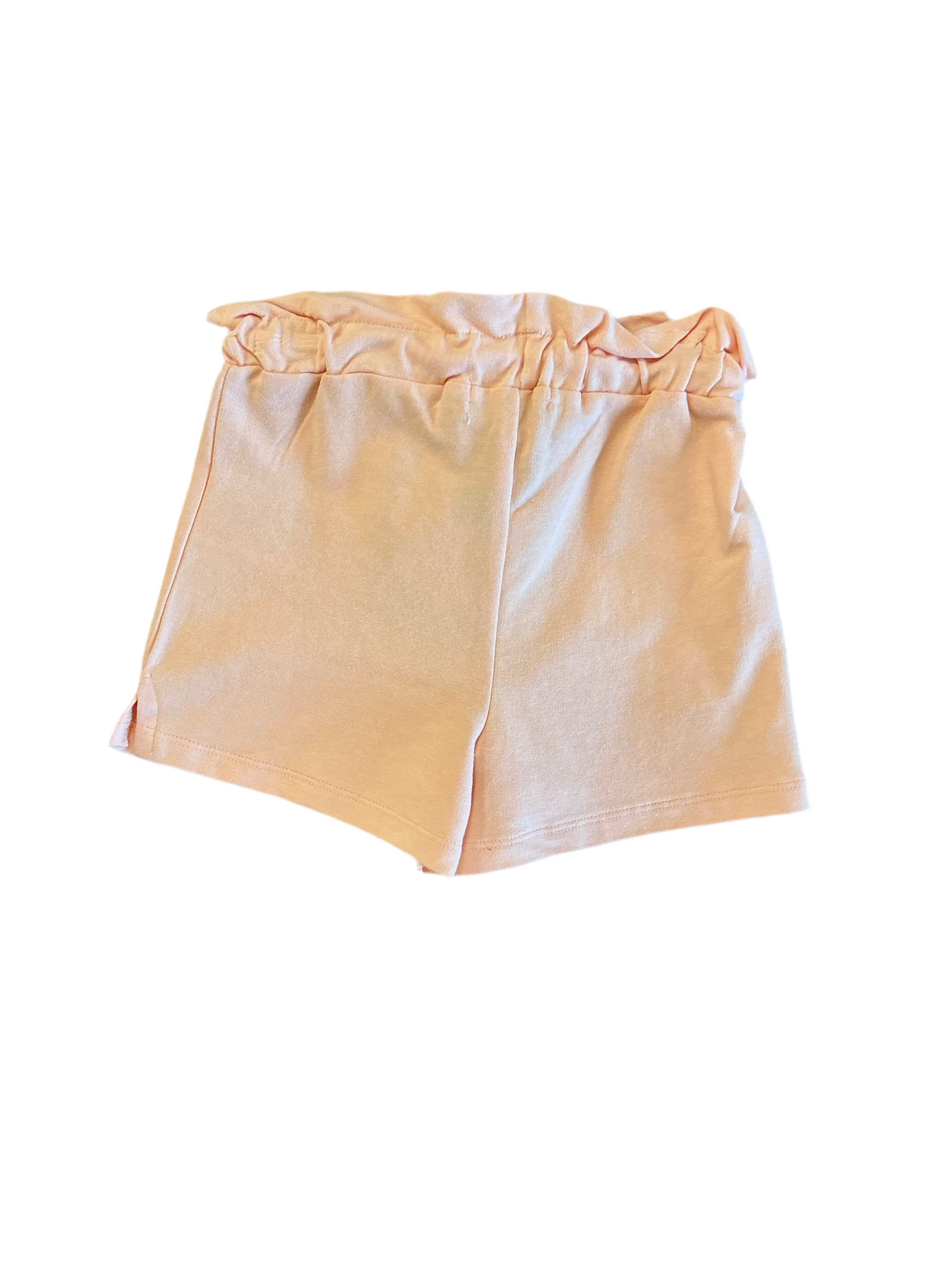 Embroidered Floral Ruffle Shorts