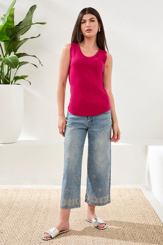 Gardenia Two-Way Tank Top