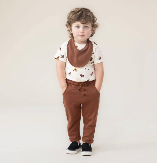 Reversible Bib Cowboy Onesie