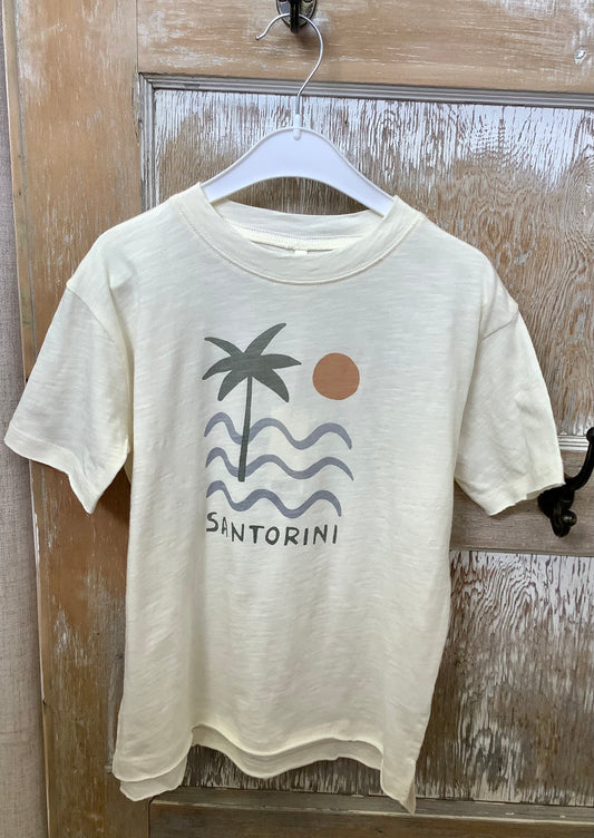 Santorini Raw Edge Tee