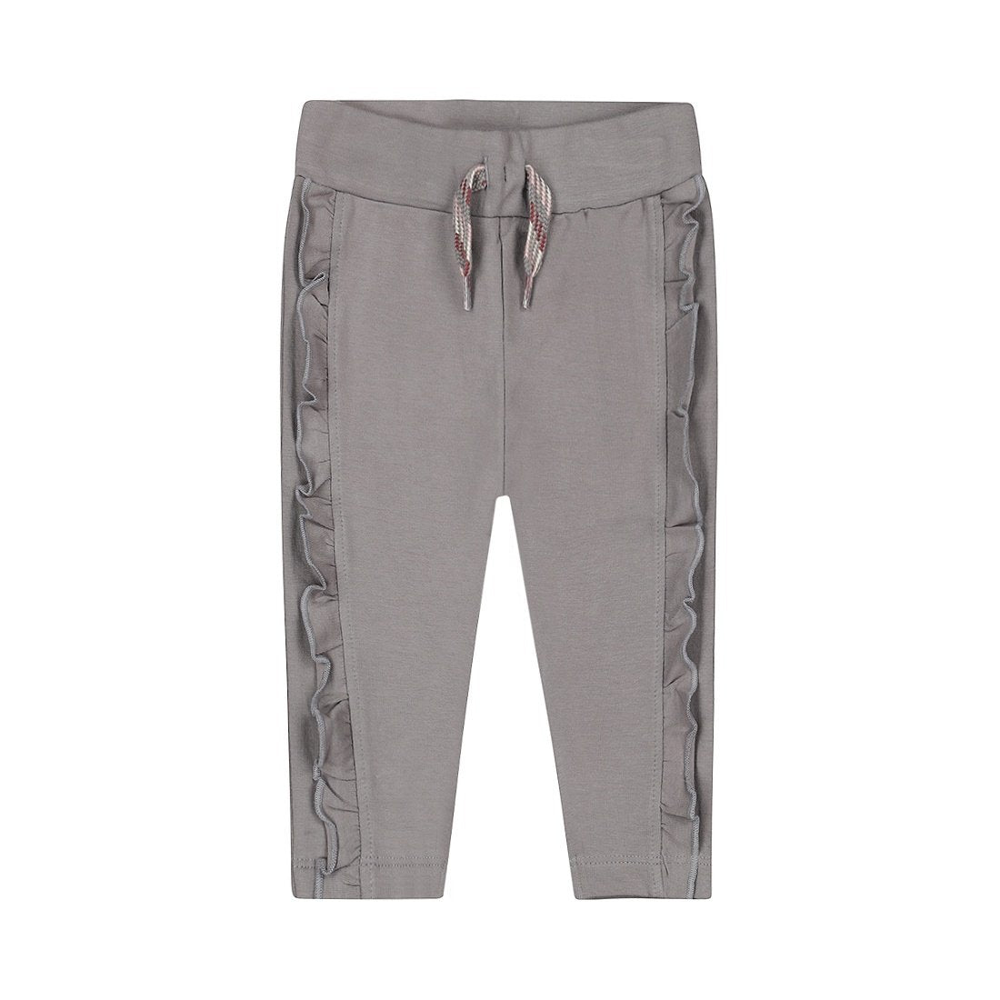 Grey Ruffled Jogging Trousers