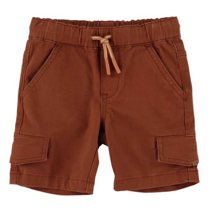 Boys Brown Cargo Shorts