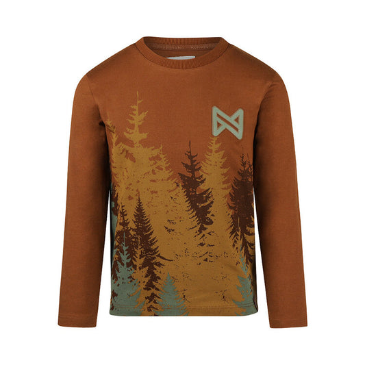 Rust Orange Forest Tee