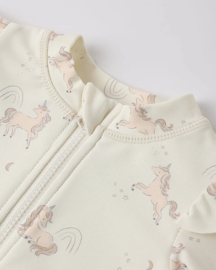 Girls Unicorn One-Piece Swimsuit