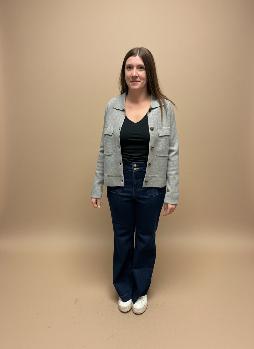 Structured Jacket Cardigan