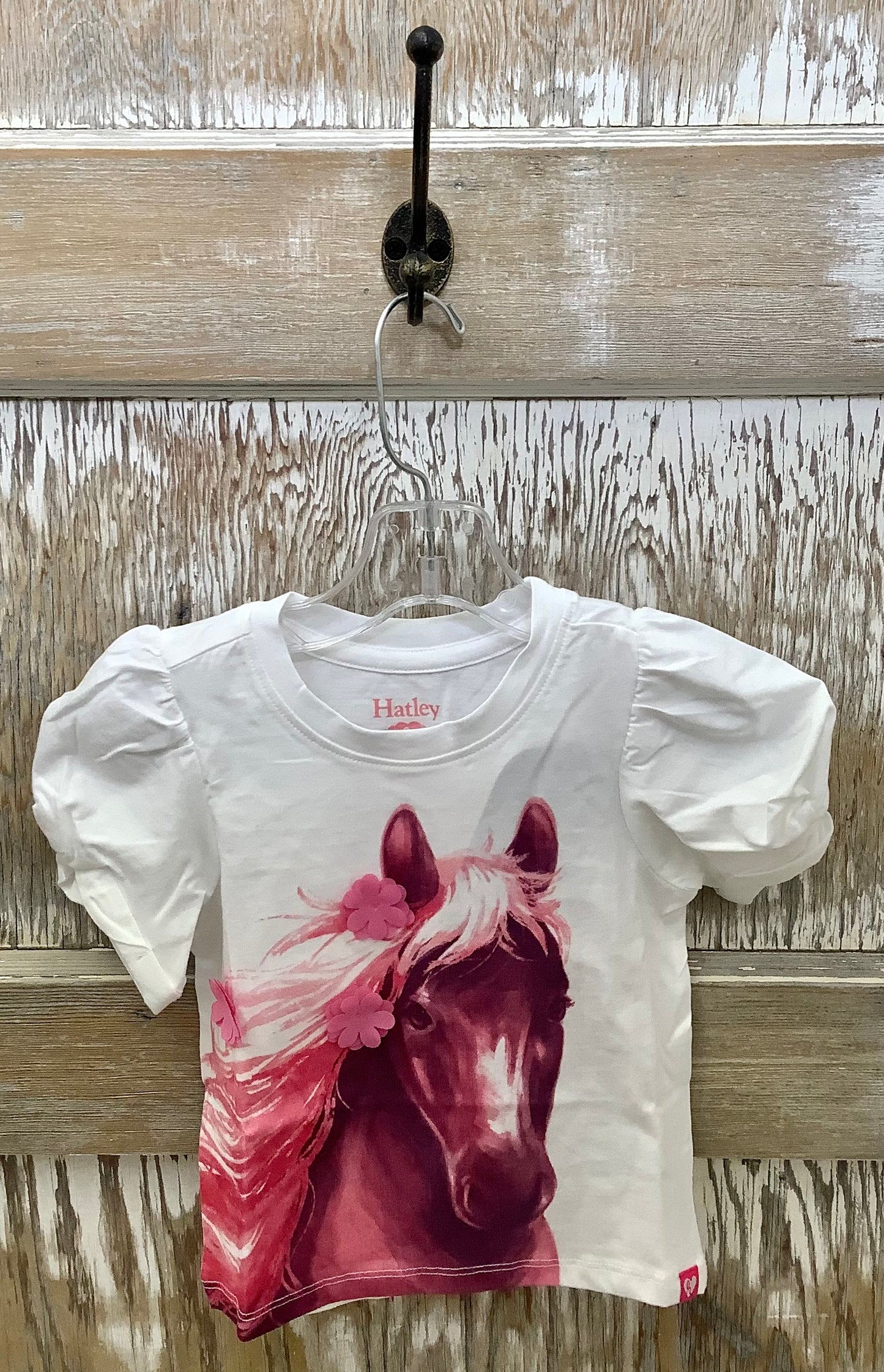 Soft Horse Twisted Sleeve Tee