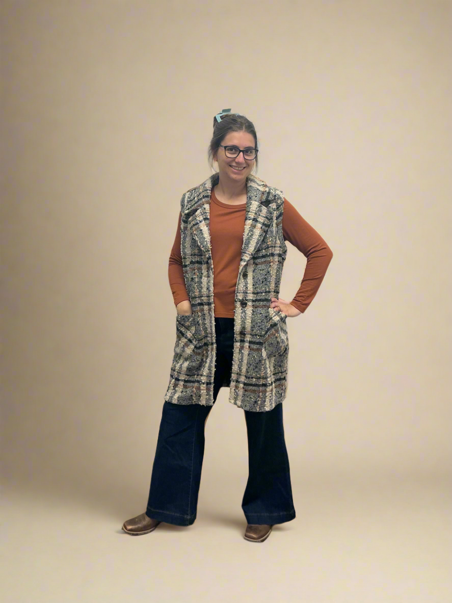 Tailored Wool Jacket Vest