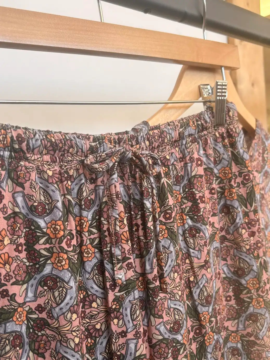 Western women’s pajamas luxury bamboo shorts set