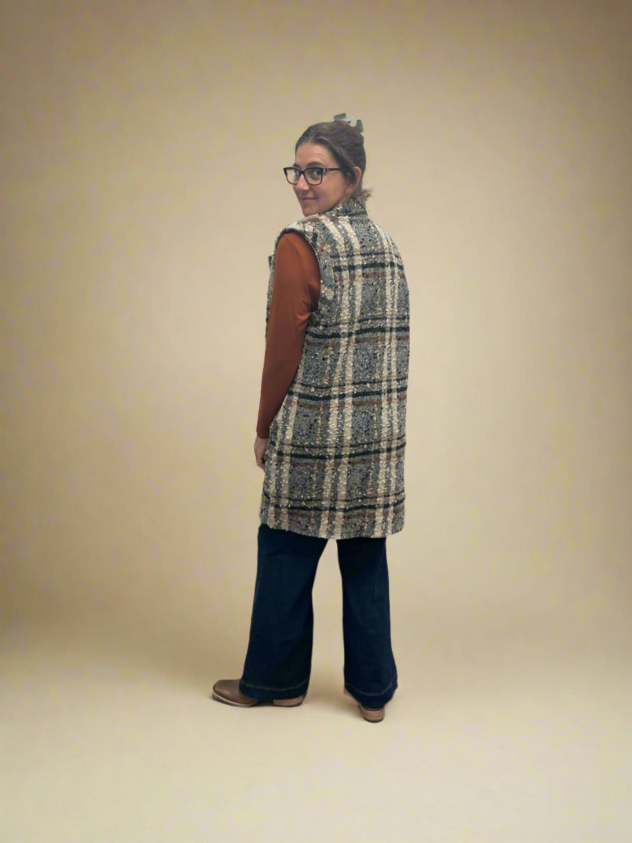 Tailored Wool Jacket Vest