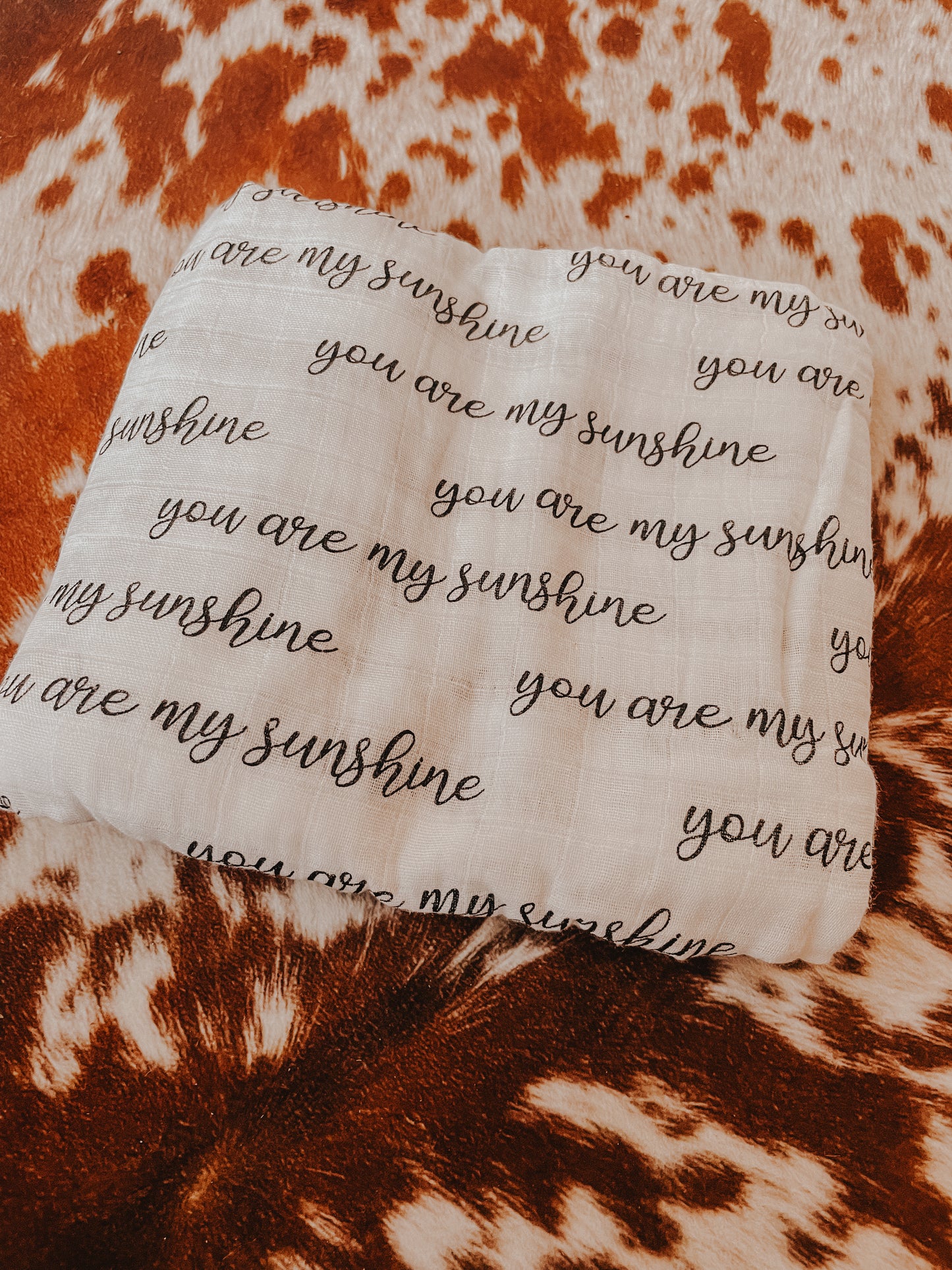 You are my sunshine swaddle blanket
