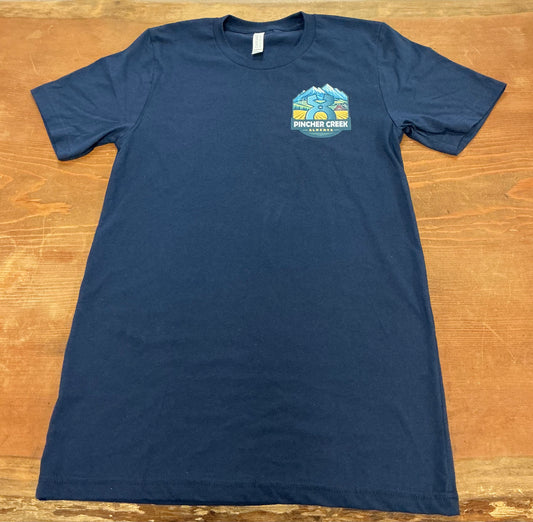 Mini Left Chest Pincher Creek Logo Tee