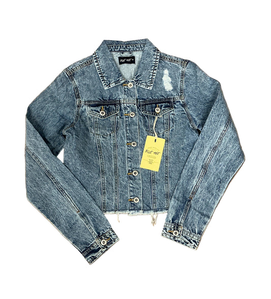 Blue Age Cropped Denim Jacket
