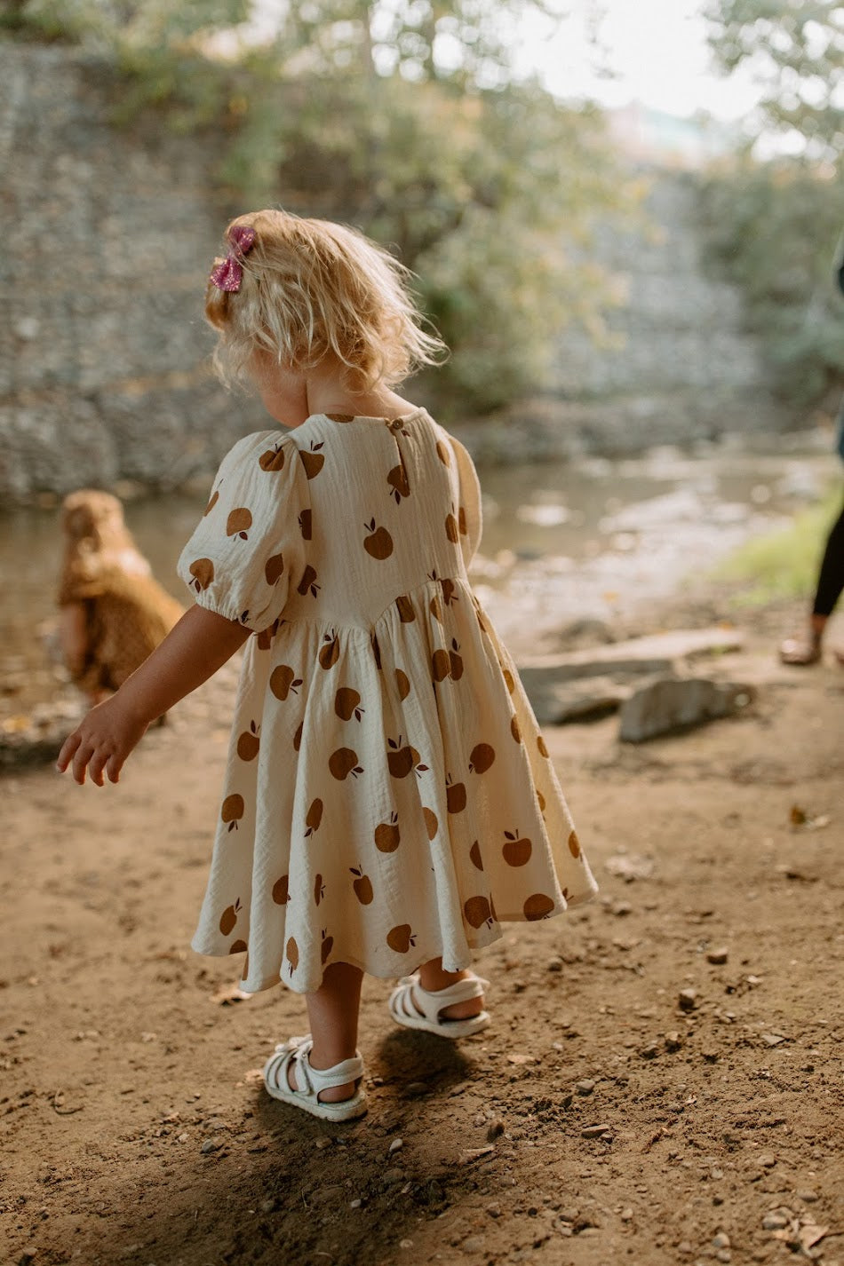 Golden Apple Swing Dress