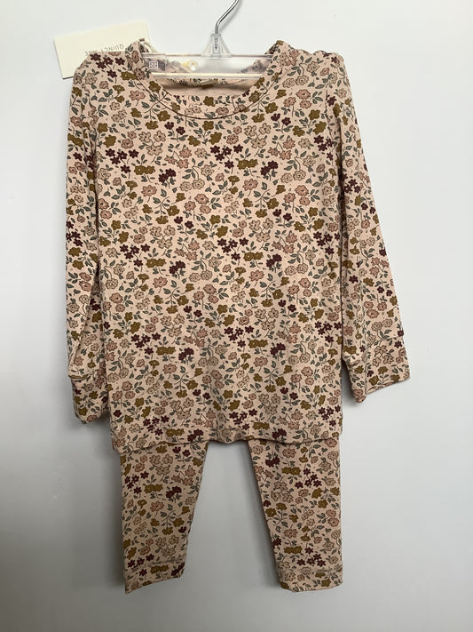 Quincy Mae bamboo pajama set in posy