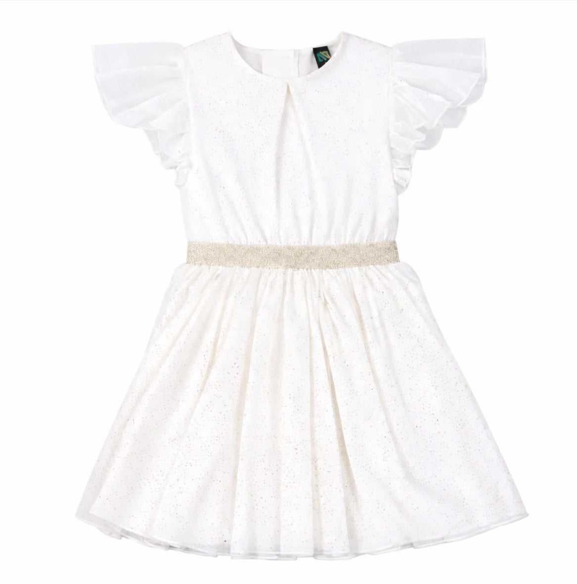Girls Chic White Dress