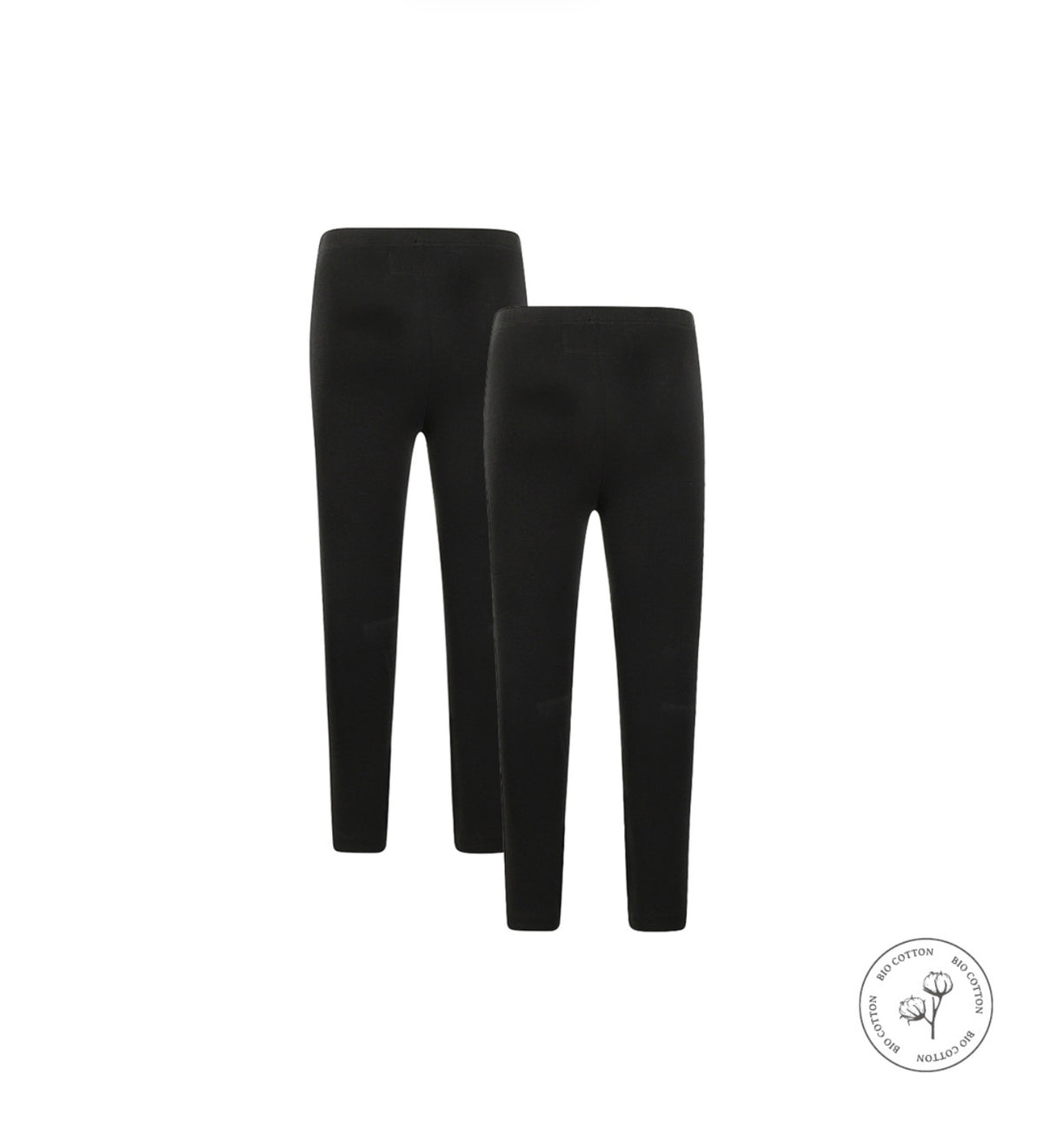 Girls 2-Pack Black Leggings
