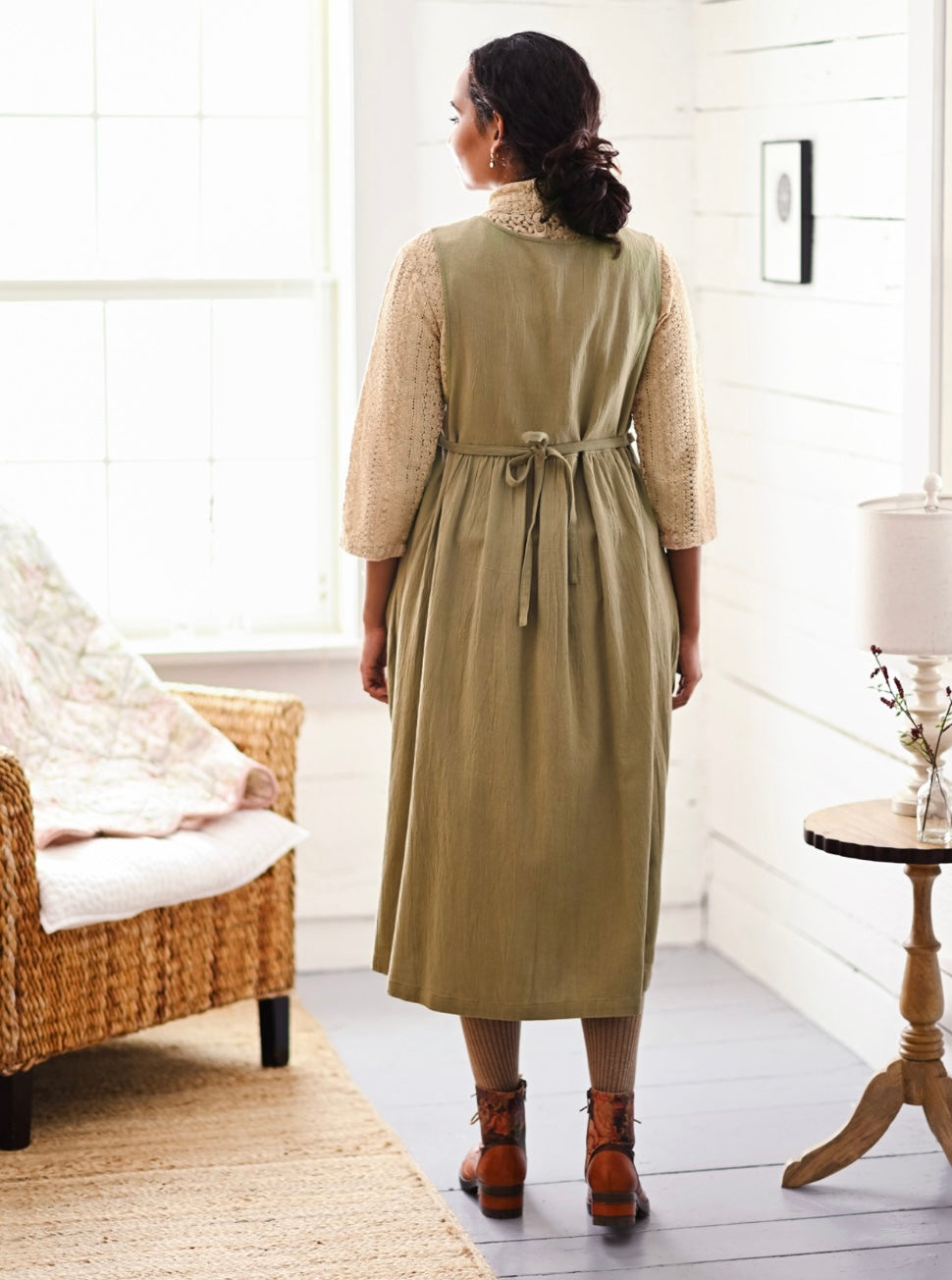 Sunflower Pinafore Dress