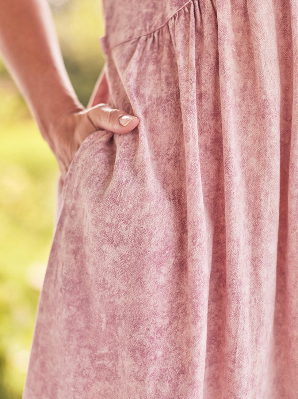 Lilac Pinafore Dress