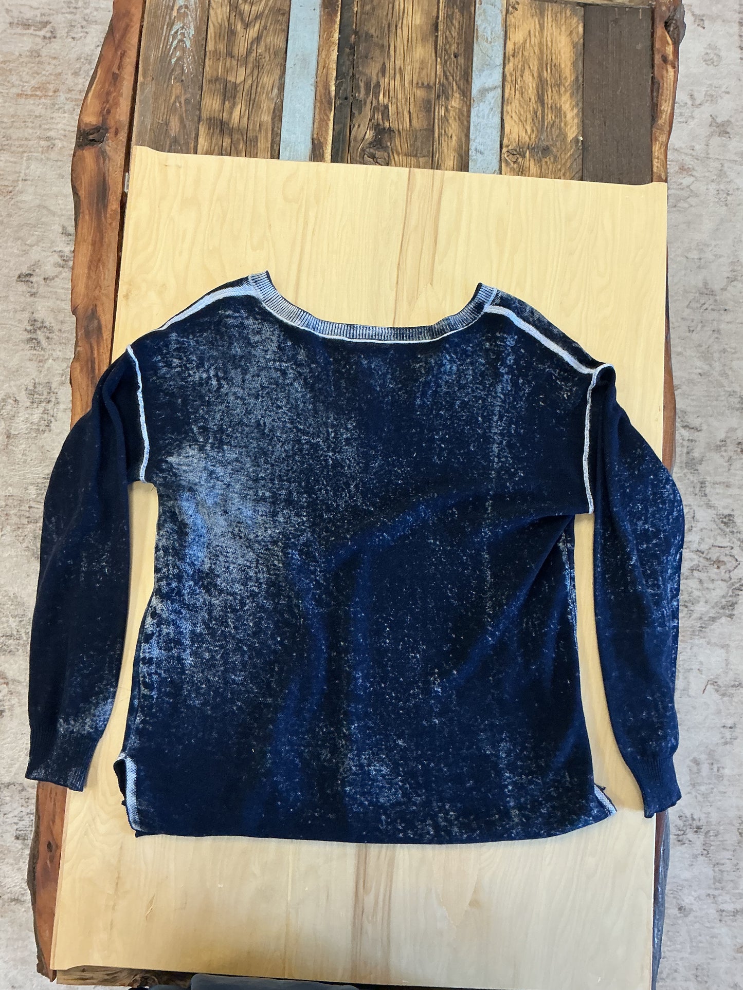 Vintage Navy-wash Pullover