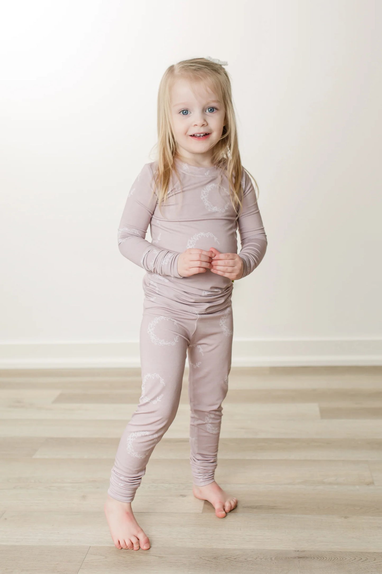 Moon fruit floral eclipse pajama set