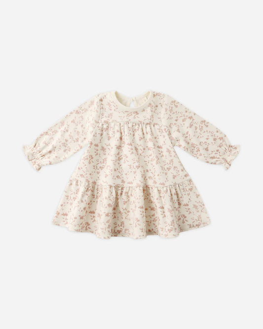 French Garden Tiered Jersey Dress