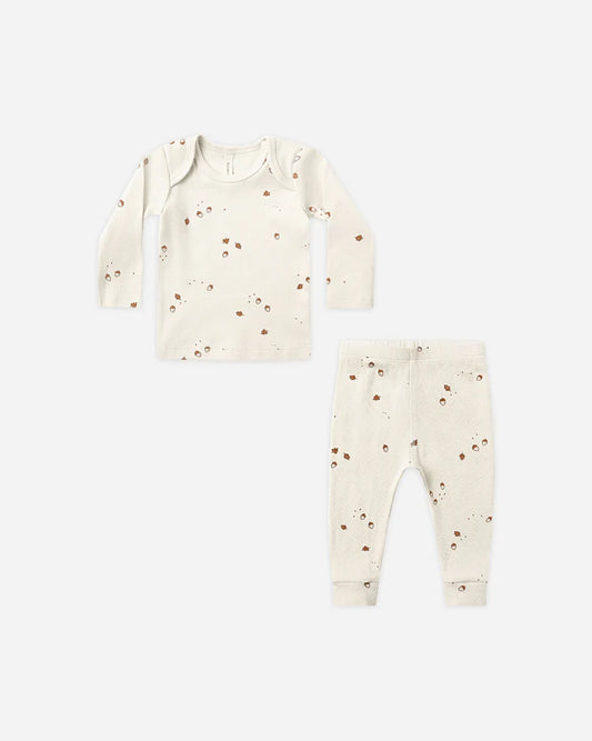 Acorn Ribbed Tee And Leggings Set