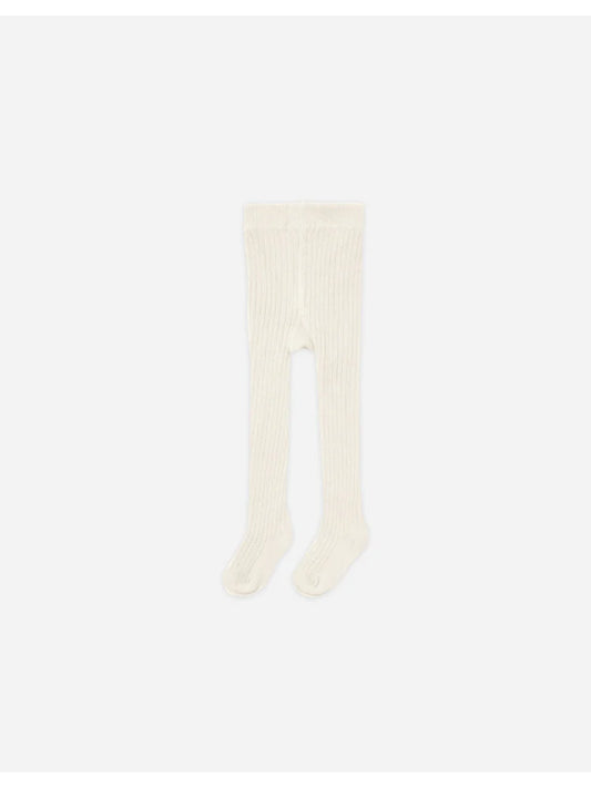 Natural Ribbed Tights