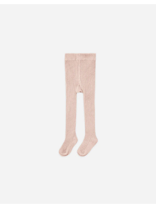Rose Ribbed Tights
