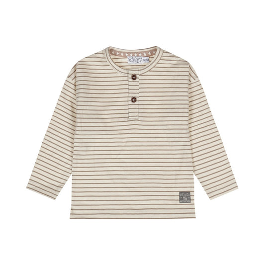 Relaxed Stripe Long Sleeve Tee