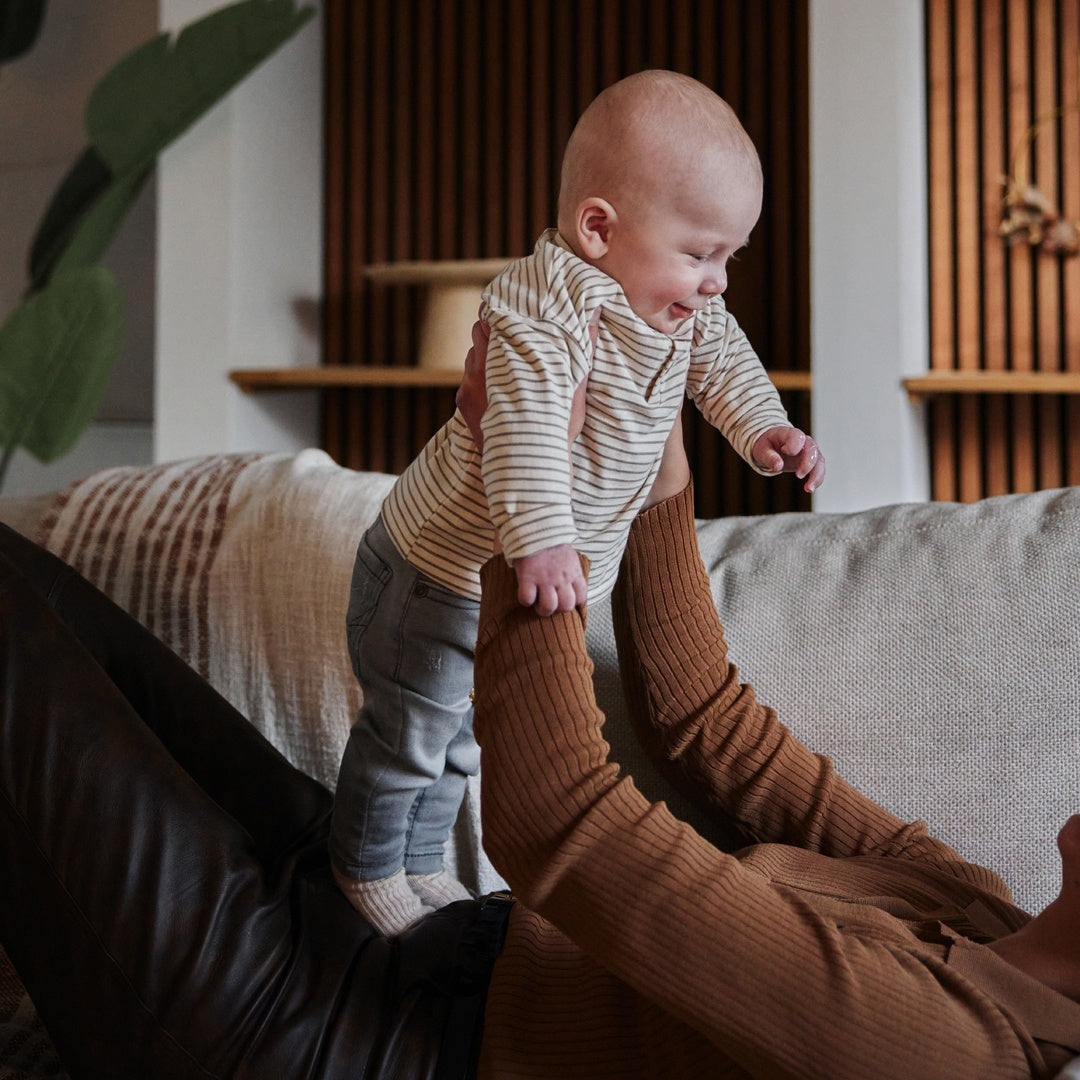 Relaxed Stripe Long Sleeve Tee