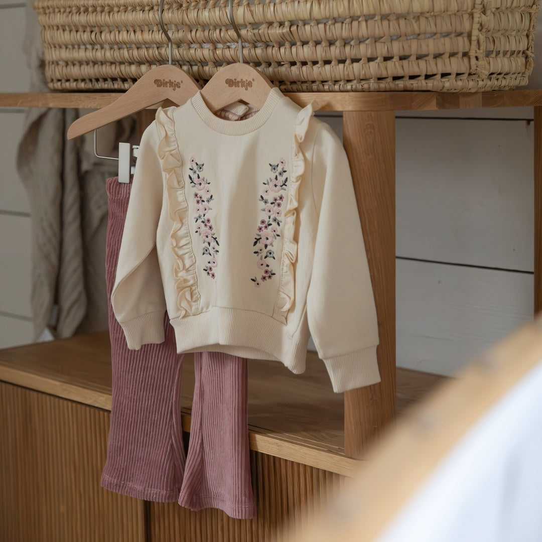 Honey Floral Ruffle Longsleeve