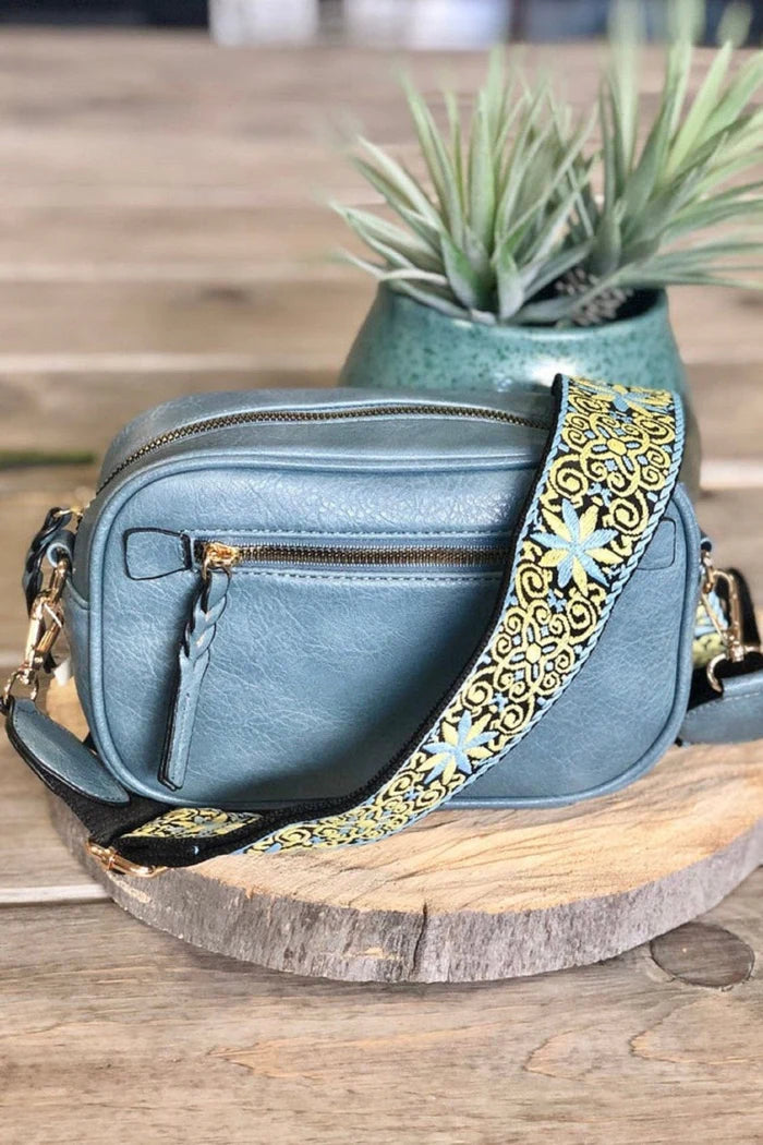 Boho Guitar Strap Crossbody Bag