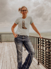 Load image into Gallery viewer, There is a Cowboy in my Boot Western Tee