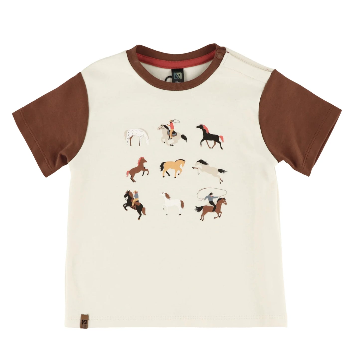 Two Piece Horses T-shirt Set