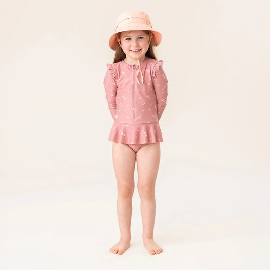 Girls Coral UV Hat